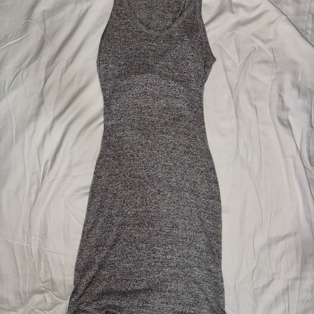 Wilfred Heather Gray Midi Dress